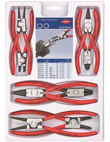 Juego de alicates para arandelas KNIPEX 00 20 04 V01
