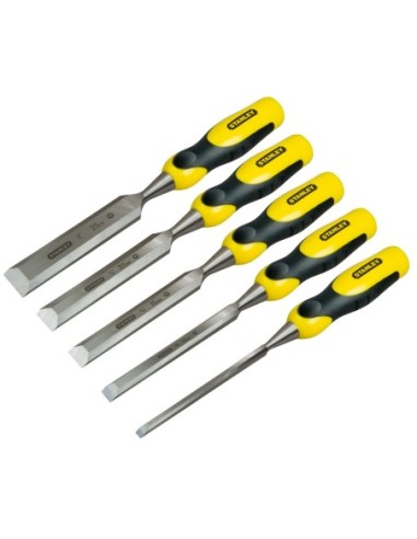 Juego de formones Dynagrip 5 piezas 6, 10, 15, 20, 25mm