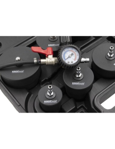 COMPROBADOR DE FUGAS SISTEMA TURBO CON MANOMETRO