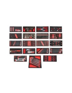 CARRO HERRAMIENTAS 7 CAJONES 259pcs ROJO 2