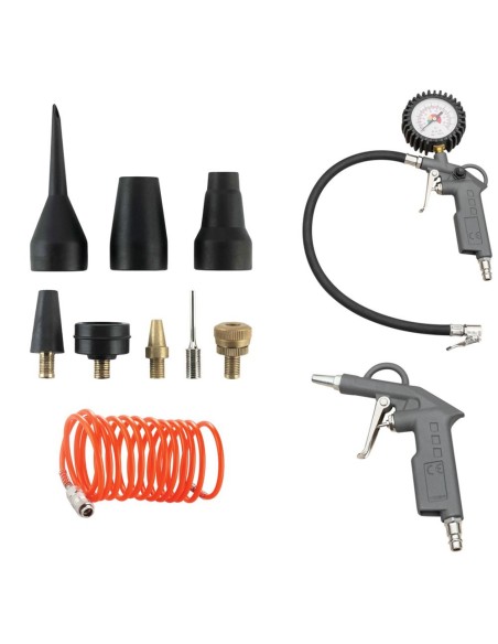 KIT 11 ACCESORIOS PARA COMPRESOR | Zipper ZI-COMZUB11