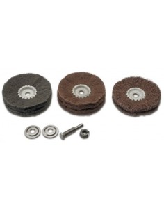Kit ruedas fibra sin tejer para satinar 2