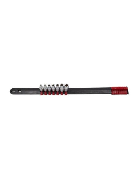 JUEGO 7 LLAVES VASO TORX 1/4