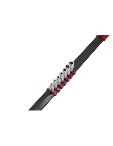 JUEGO 7 LLAVES VASO TORX 1/4