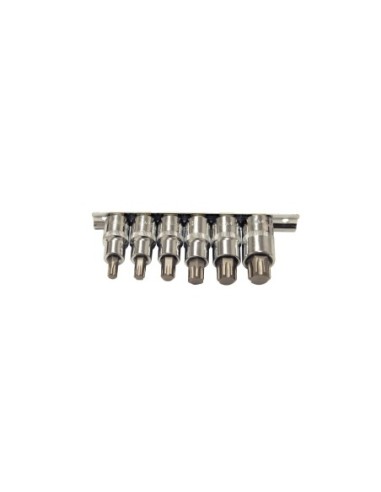 KIT LLAVES DE VASO 1/2 CON PUNTA TORX PLUS 6PZS
