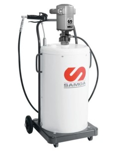 PAQUETE MÓVIL DE BOMBA NEUMÁTICA PUMPMASTER 35 - 60:1 PARA GRASA, BIDÓN 50 KG