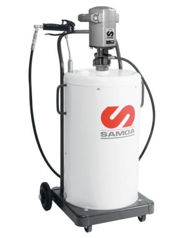 PAQUETE MÓVIL DE BOMBA NEUMÁTICA PUMPMASTER 35 - 60:1 PARA GRASA, BIDÓN 50 KG