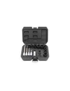 KIT LLAVES DE VASO E PUNTAS PARA FRENOS 17PZS