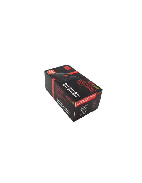 GUANTES NITRILO NEGRAS DIAMOND 7.0MIL T.M - 100PZS