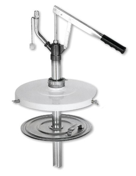 DISPENSADOR DE GRASA PARA RELLENAR BOMBAS MANUALES, BIDÓN 12 - 18 KG