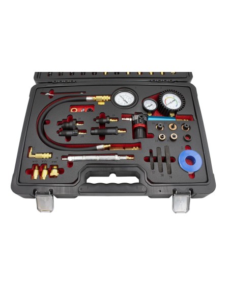 JUEGO COMPRESIMETRO Y COMPROBADOR FUGAS DIESEL/GASOLINA