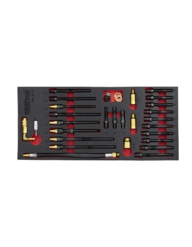 KIT ADAPTADORES PARA TESTES COMPRESION E FUGA 30 PZS