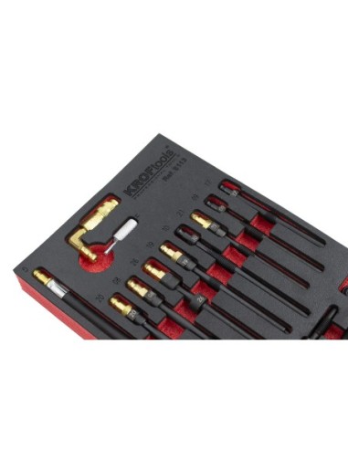 KIT ADAPTADORES PARA TESTES COMPRESION E FUGA 30 PZS