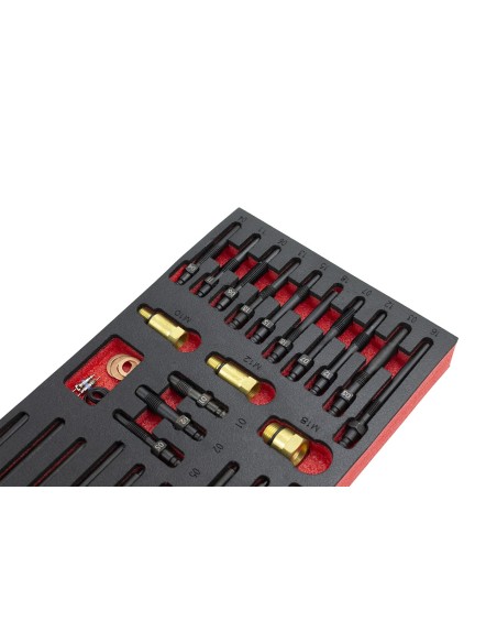 KIT ADAPTADORES PARA TESTES COMPRESION E FUGA 30 PZS