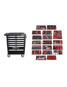 CARRO HERRAMIENTAS 7 CAJONES 353PZS - NEGRO
