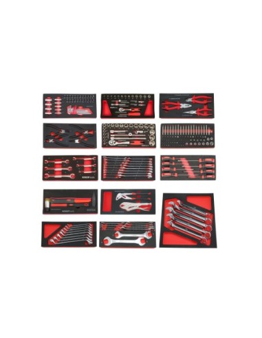 CARRO HERRAMIENTAS 7 CAJONES 237pcs NEGRO