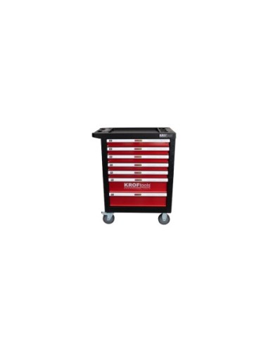 CARRO HERRAMIENTAS 7 CAJONES 174 pcs ROJO