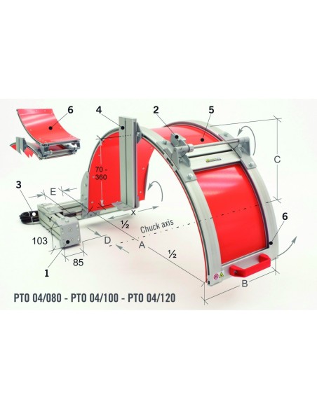 PROTECCION DE TORNO PTO 04/800