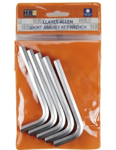 Llave allen acodada hr