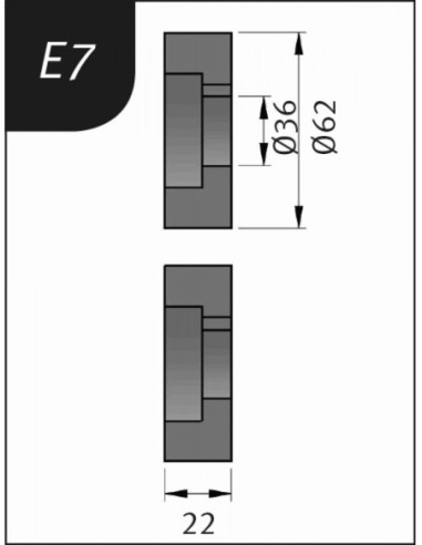 RODILLO PARA SBM140-12 TIPO- E7