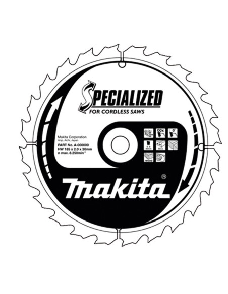Makita 792259-0 Disco 85/15/50D Batería Especial plástico