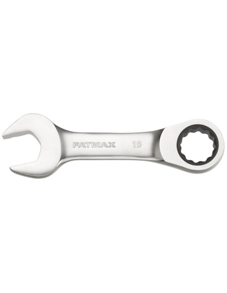 Llave combinada corta con carraca 19mm