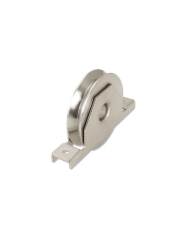 Ruedas con soporte encastar canal V. INOX | 80-212/4