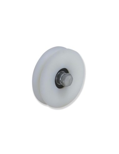 Ruedas nylon 1 cojinete canal U | 80-150/4