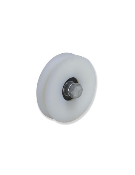 Ruedas nylon 1 cojinete canal U | 80-150/4
