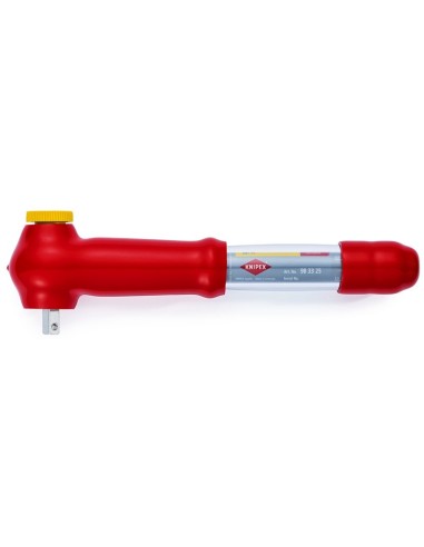 Llave dinamométrica con cuadradillo externo, reversible 290 mm KNIPEX 98 33 25