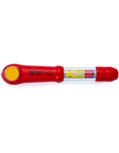Llave dinamométrica con cuadradillo externo, reversible 290 mm KNIPEX 98 33 25