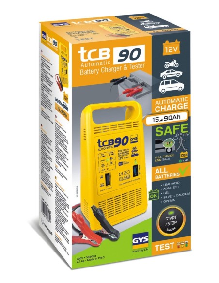CARGADOR AUTOM.TCB90 230V-12V - 120W.