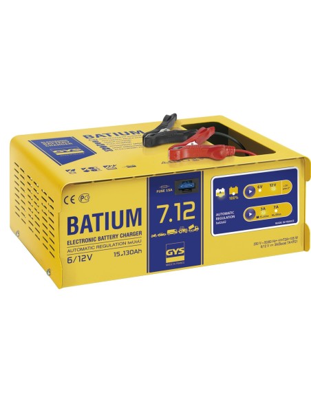 CARGADOR AUTOM.BATIUM 7/12 230V-6/12V