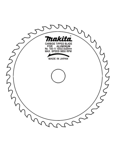 Makita B-09715 Disco HM 260/30/80D Aluminio