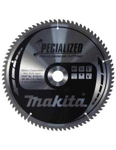Makita B-09721 Disco HM 300/30/80D Aluminio