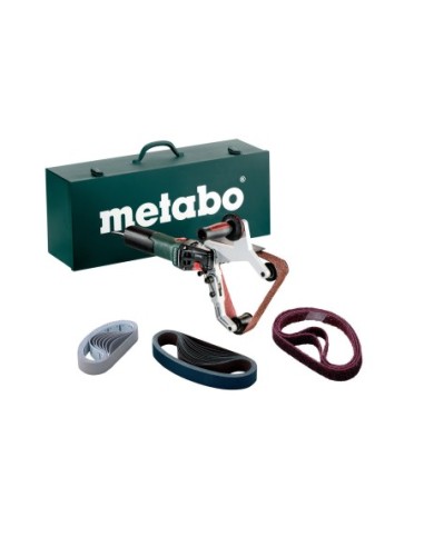 LIJADORA DE CINTA PARA TUBOS 1550W + MALETÍN, METABO 602243500 RBE 15-180 Set