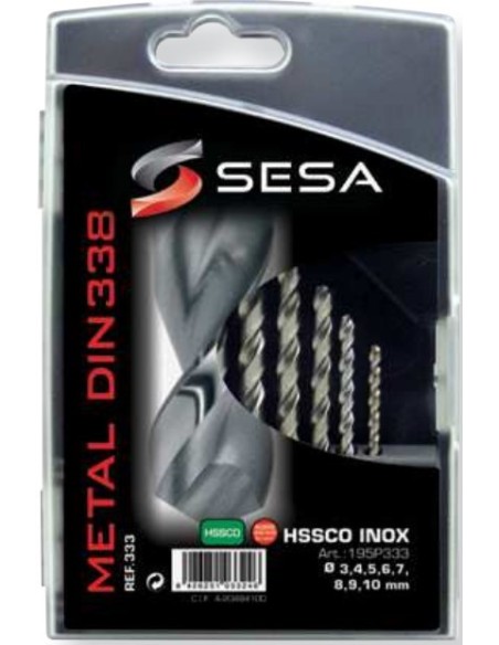 SESA - SESABOX INOX HSS-CO 3-10X1.00MM 8PZ.