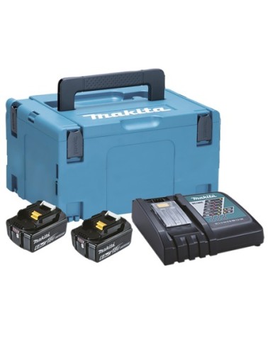 Makita 198116-4 Kit fuente de alimentación 6.0Ah cargador rápido