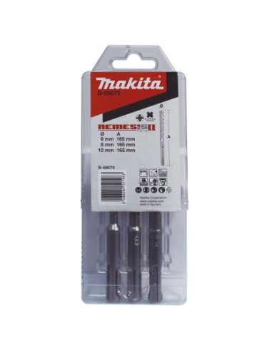Makita B-59075 Estuche 3 brocas Nemesis II SDS-PLUS