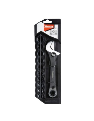 Makita B-65458 Set llave inglesa con carraca (11 vasos)