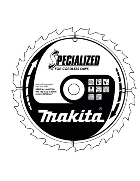 Makita B-09254 Disco HM 190/30/40D Batería