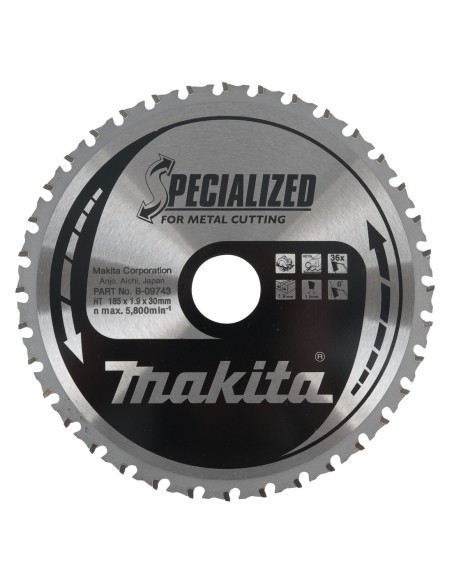 Makita B-09743 Disco HM 185/30/36D Metal (Cermet)