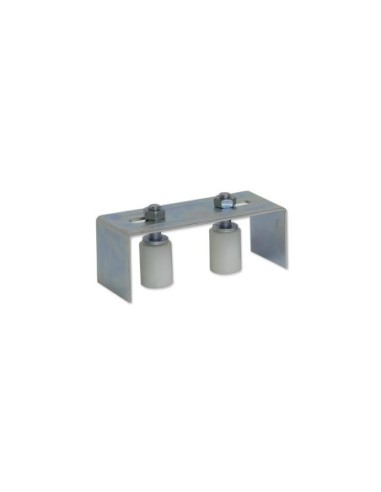Soporte 2 rodillos guía. Zincado | 80-244
