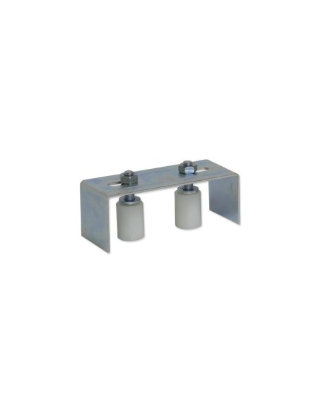 Soporte 2 rodillos guía. Zincado | 80-244