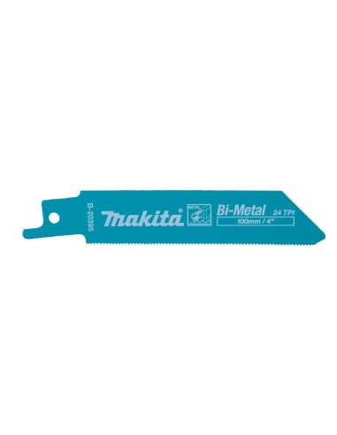 Makita B-20395 Sierra de sable 100mm para metal 24TPI 5pcs