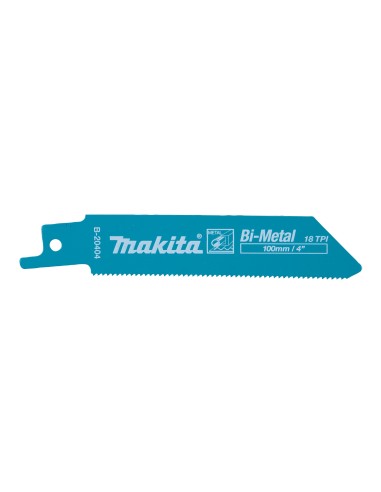 Makita B-20404 Sierra de sable 100mm para metal 18TPI 5pcs