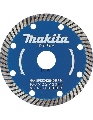 Makita B-22028 Disco de diamante especial vidrio 110mm