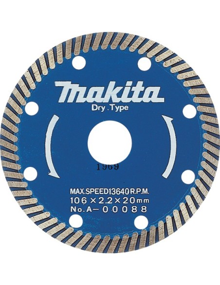 Makita B-22028 Disco de diamante especial vidrio 110mm