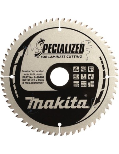 Makita B-29474 Disco 216/30/72D Laminado