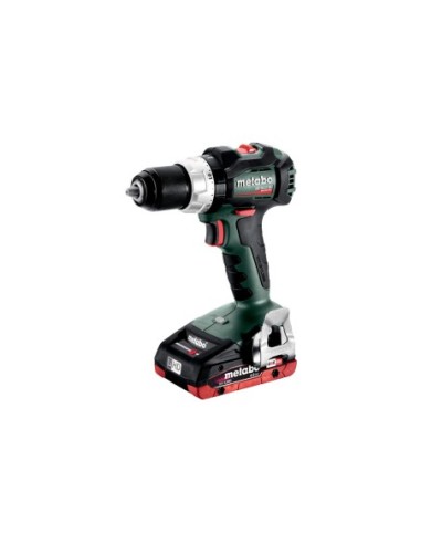 Taladro atornillador de percusión + 2 baterías de 18V + Cargador ASC 55 + maletín METABO 602316800 SB 18 LT BL